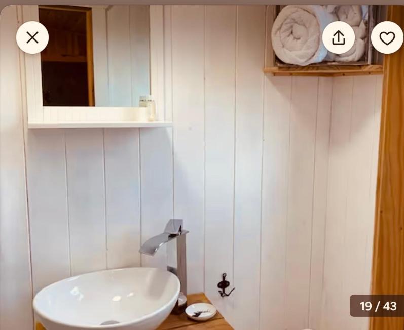 Sheepwash Shepherds Hut Bebside Exteriér fotografie
